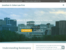 Tablet Screenshot of jonathancohenlaw.org